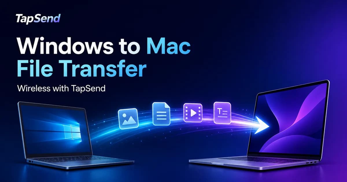 Windows-to-Mac file transfer troubleshooting workflow